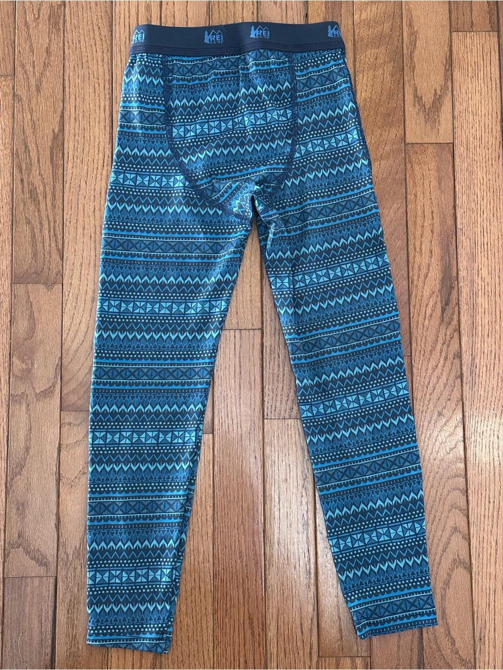REI blue Patterned thermal Cozy Stretch Bottoms - Picture 5 of 6